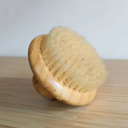 Bamboo Bristle Body Brush for Exfoliating Massage